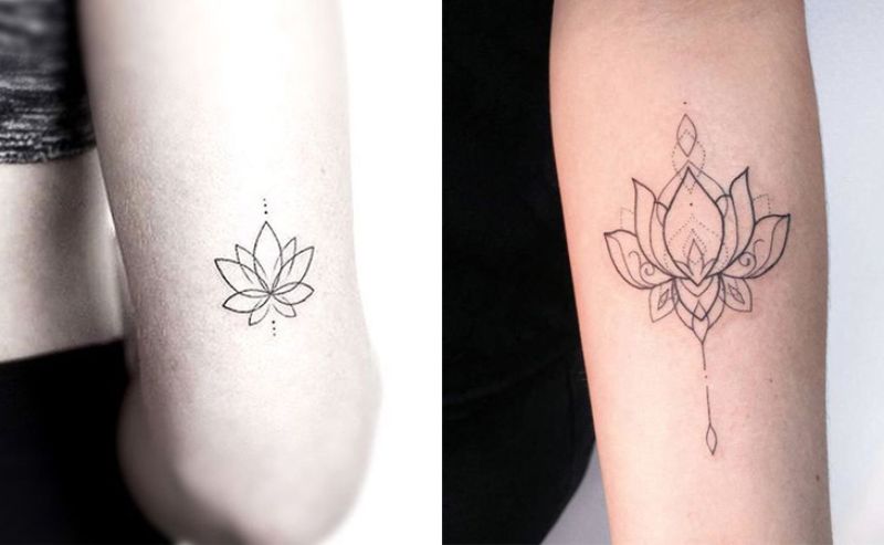 Hình xăm hoa sen mini ở tay cho  Đỗ Nhân Tattoo Studio  Facebook