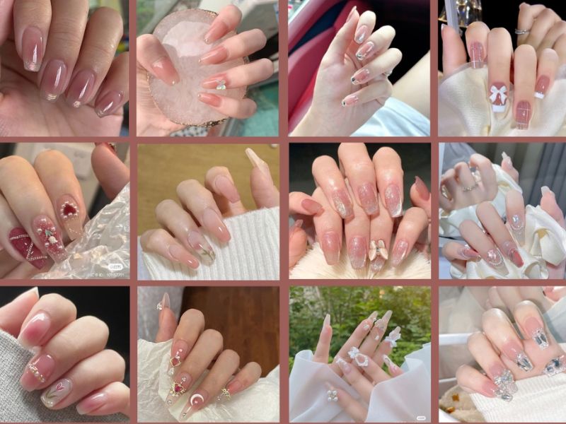 Top 20 mẫu nail móng tròn đẹp với đầy đủ phong cách